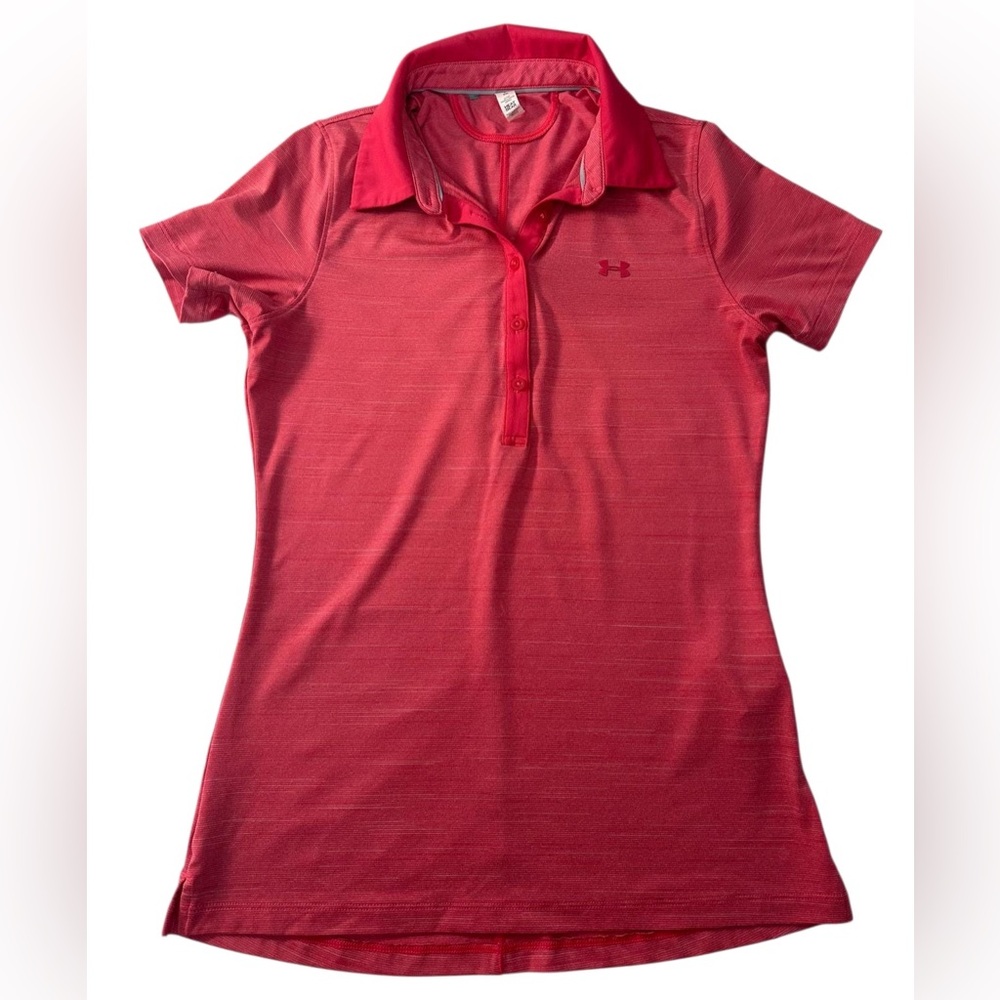 Under Armour Women's Button Down Red Shirt
